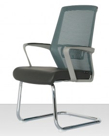 Gray Mesh Visitor Chair