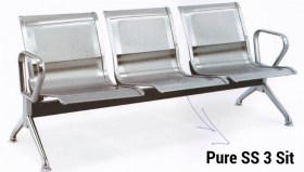 Pure Steel Waiting Visitor Sofa Chair Dhaka Bangladesh