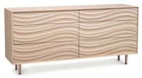 Wavy chest of drawer
